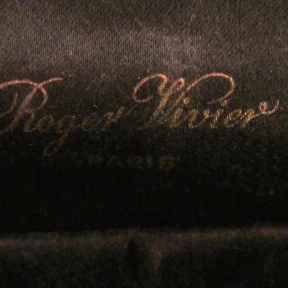 Vintage Roger Vivier black patent shoulder bag with chain strap - Picture 5 of 5